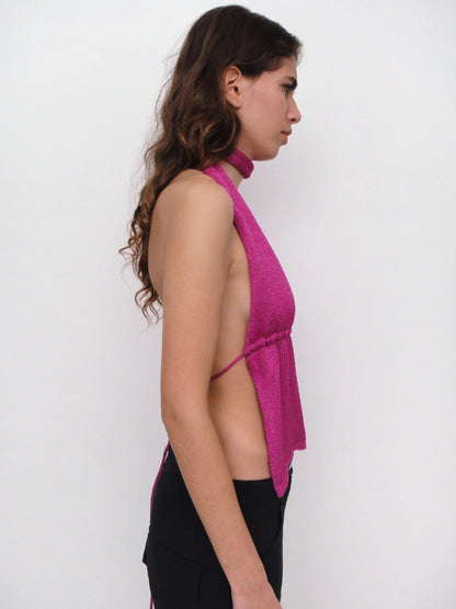 Brillo Top in Fuscia