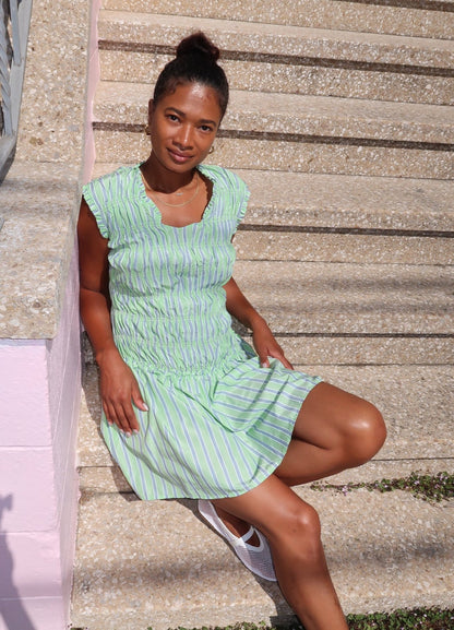 Pismo Pop-Dress in Green