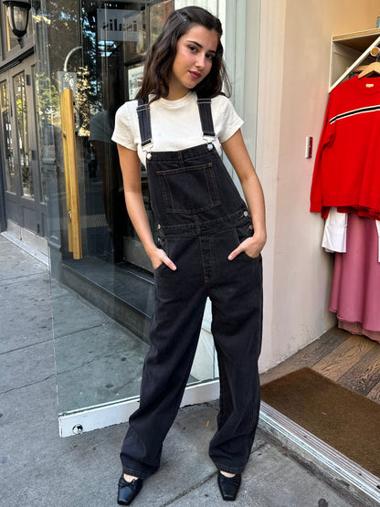 Mississippi Overalls in Washed Black