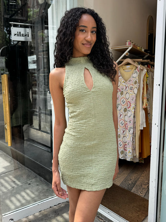 Brielle Mini Dress in Sage