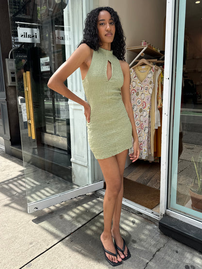 Brielle Mini Dress in Sage