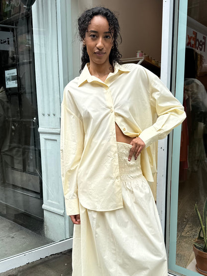 Vieste Oversized Shirt in Lemon