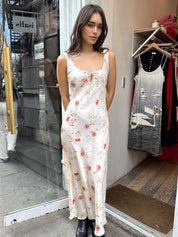 Jaylin Maxi Dress in Cream Floral