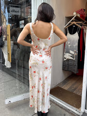 Jaylin Maxi Dress in Cream Floral