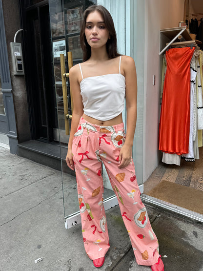 Fessant Trousers in Brunch Peach