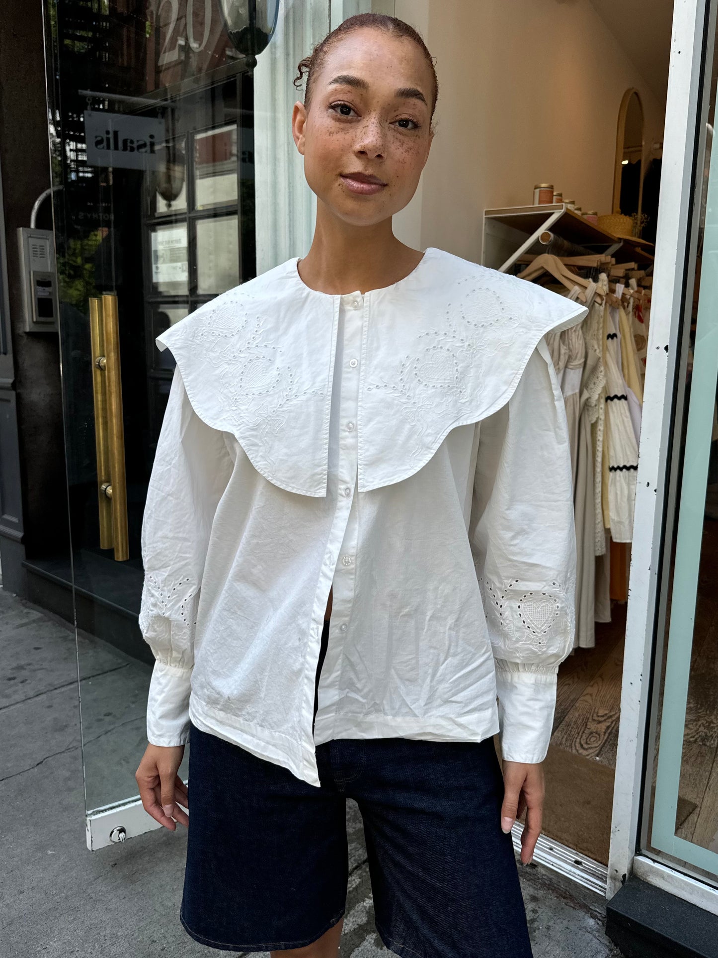 Romeo Blouse in White