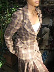 Cooper Tartan Blazer in Multi