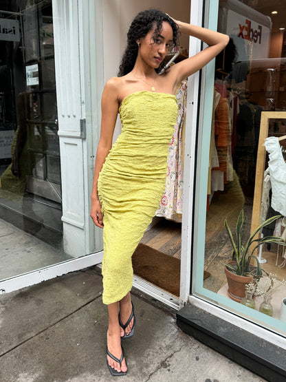 Galia Dress in Avocado