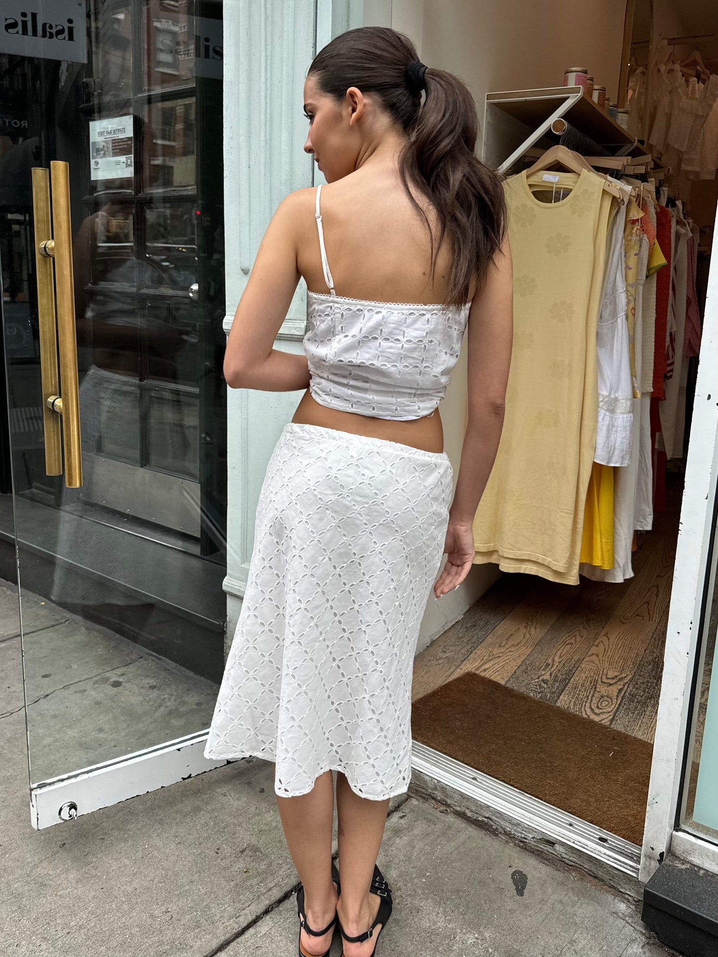 Cedar Skirt in White