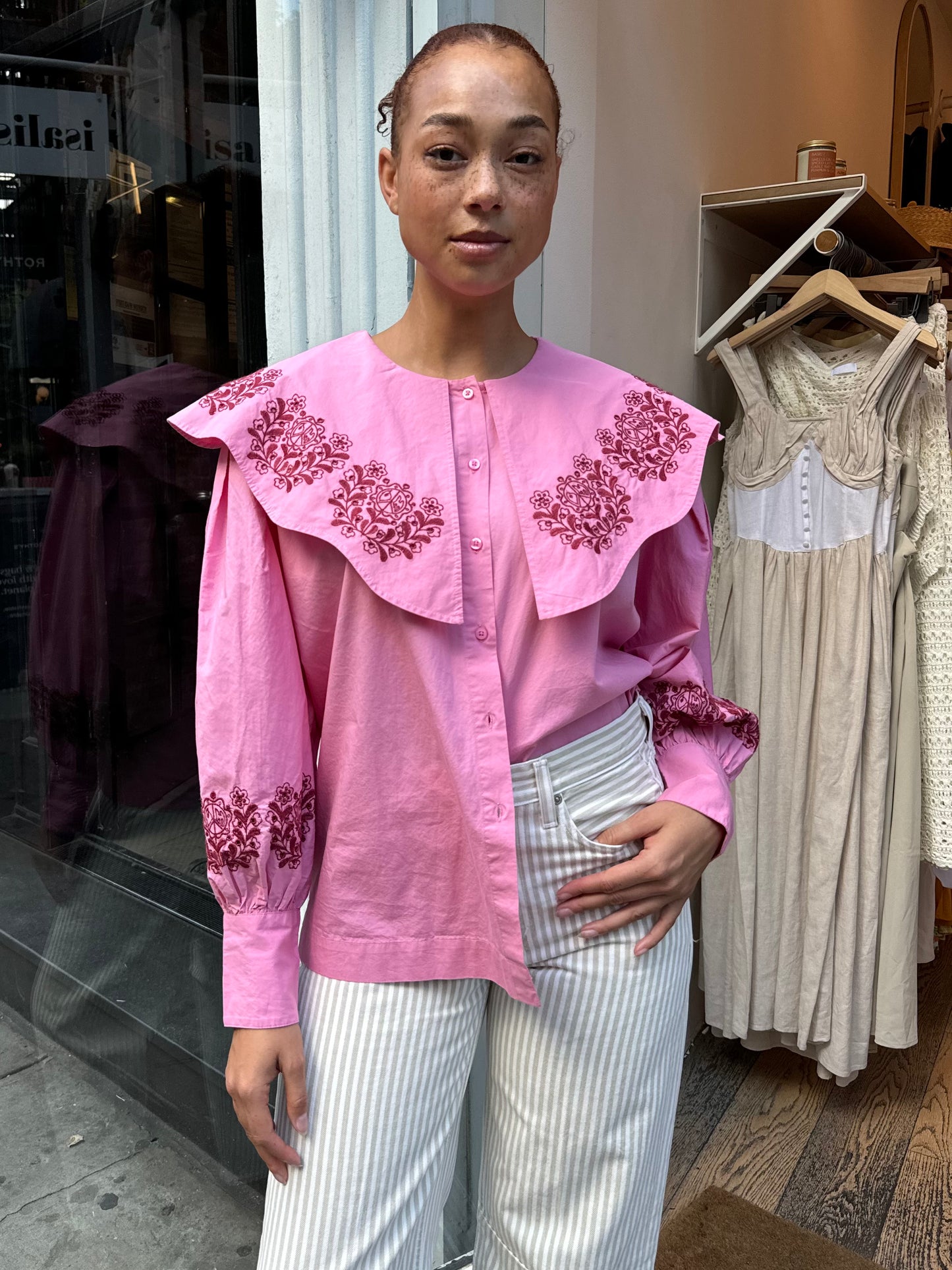 Romeo Blouse in Pink