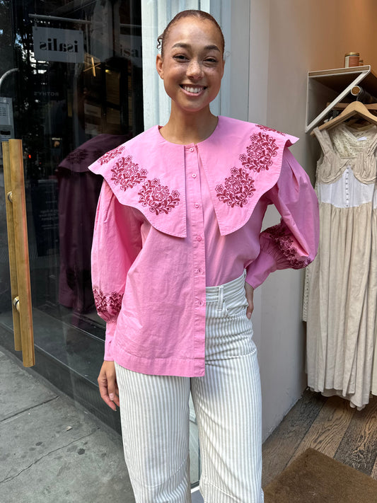 Romeo Blouse in Pink