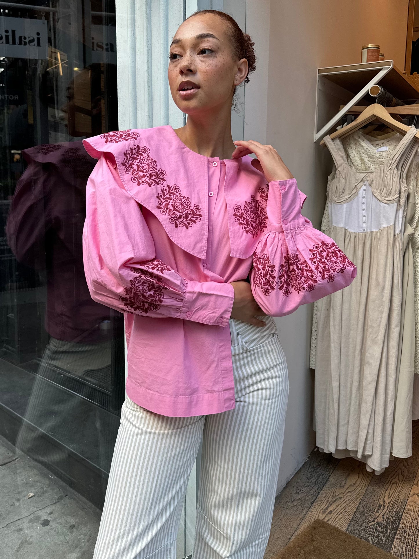 Romeo Blouse in Pink