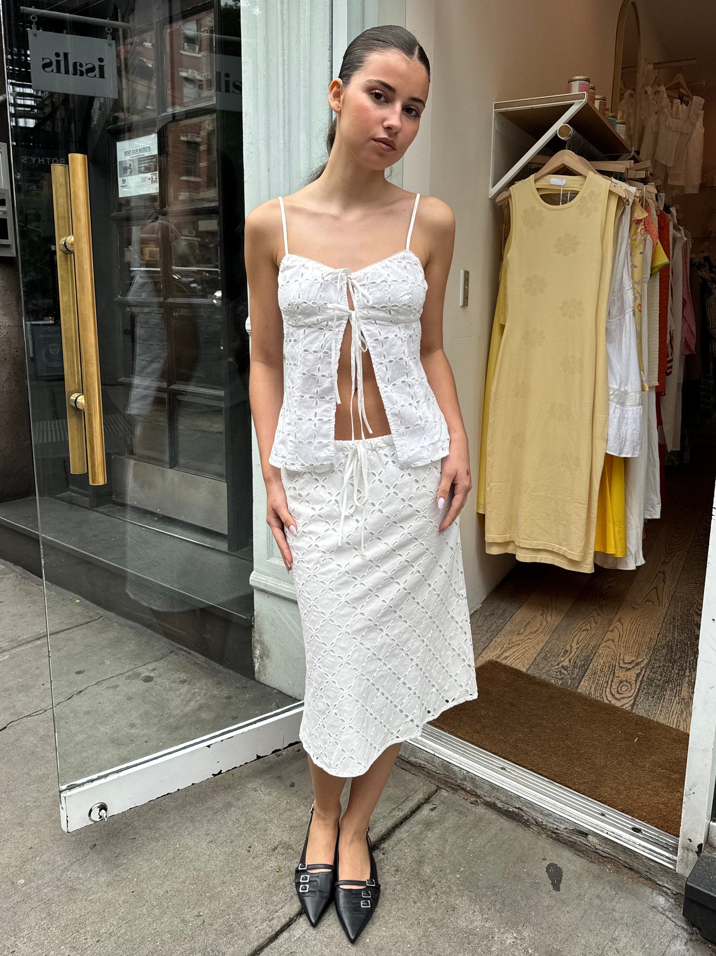 Cedar Skirt in White