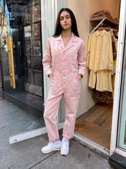 Tanner Long Sleeve Field Suit in Mellow Rose Snow