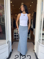 Hope Maxi Skirt in Chambray