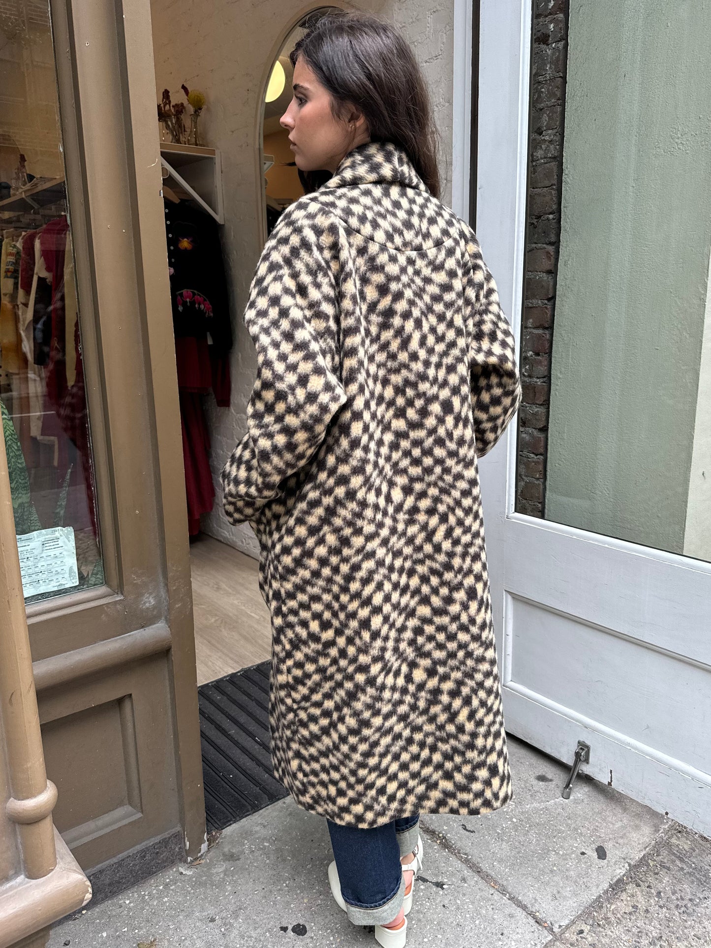 Davis Coat in Checker