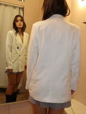 Madrid Oversized Blazer in Off-White