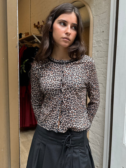 Sofie Cardigan in Leopard