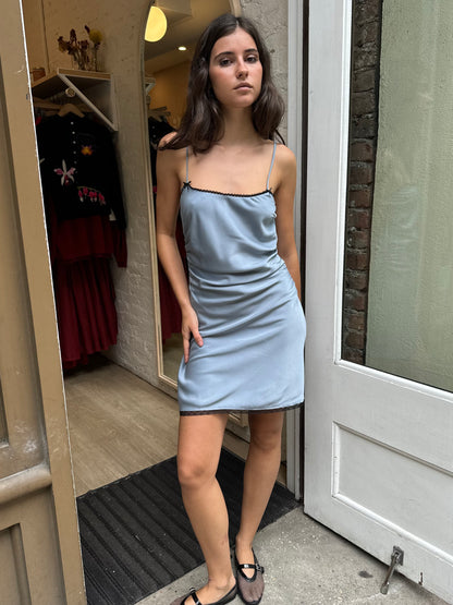 Honor Dress in Slate Blue