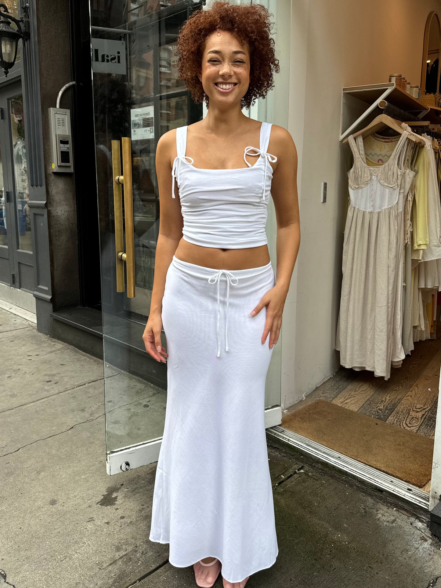 Thyme Skirt in White