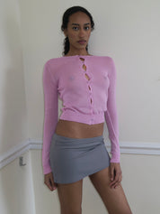 Yoyo Cardigan in Pink