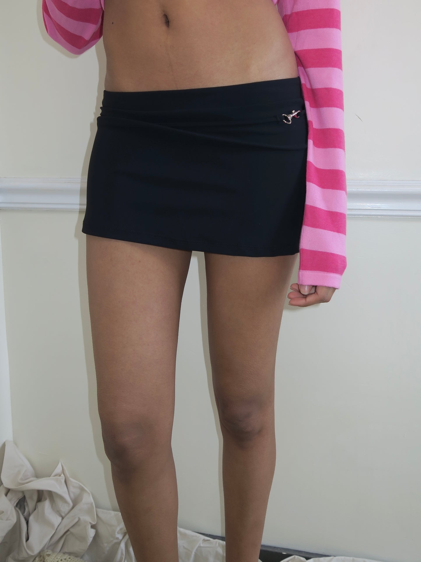 Carolina Mini Skirt in Black