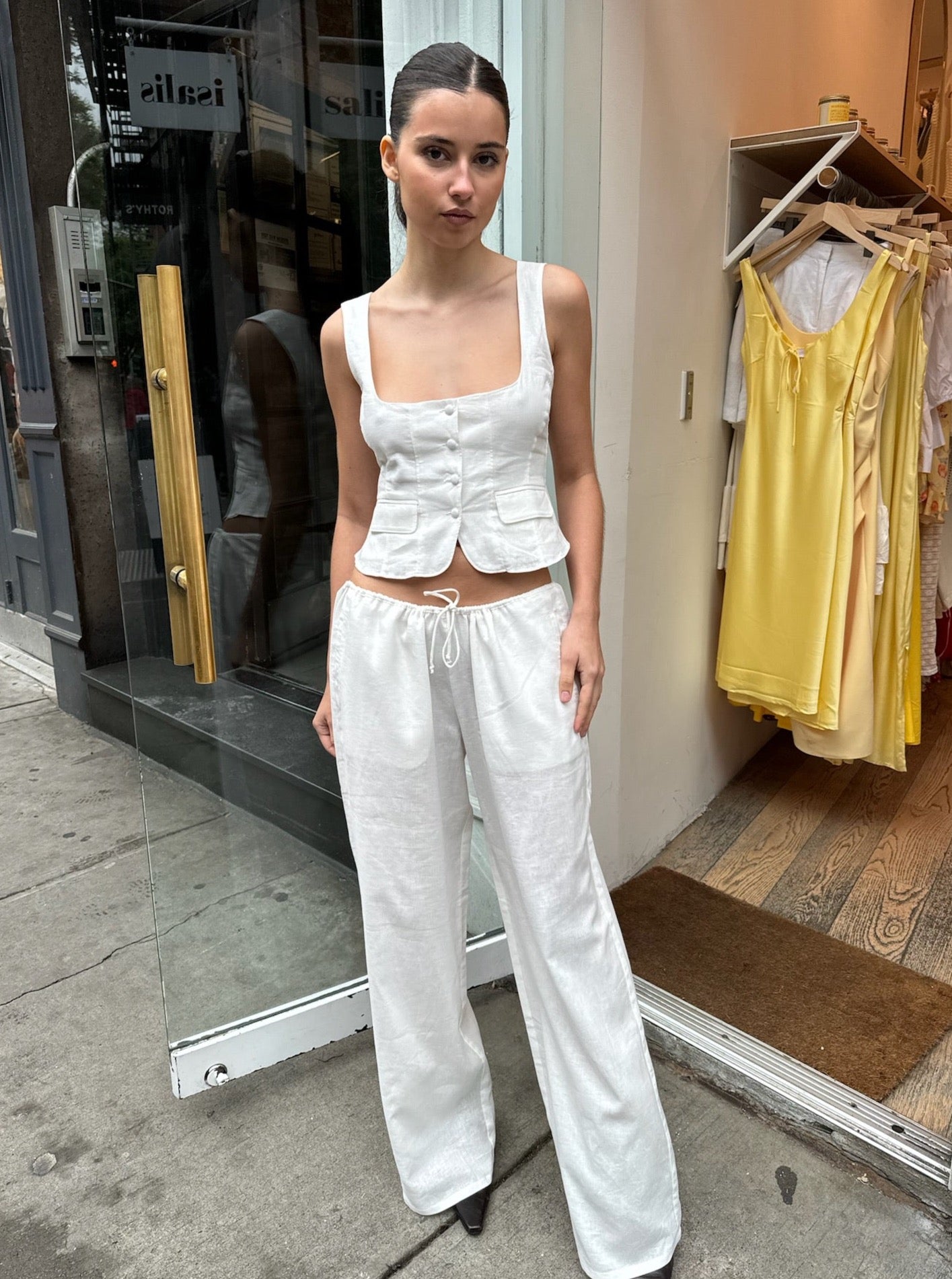 Pamona Oversized Pants in White