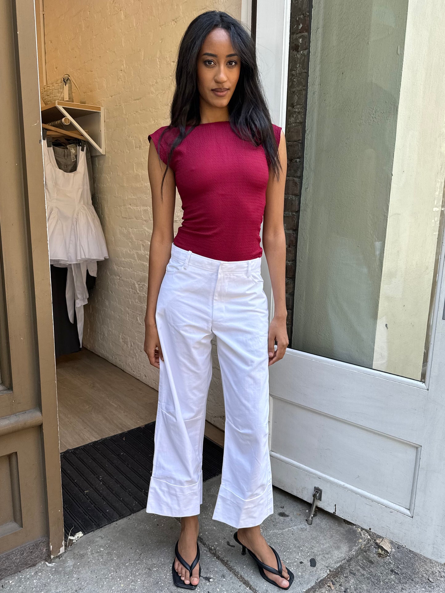 Cassis Pant in White