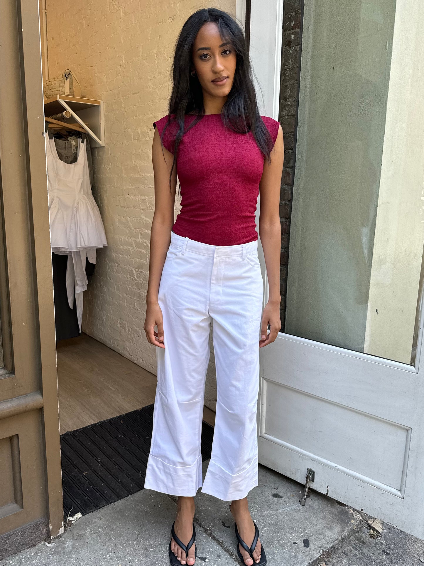 Cassis Pant in White