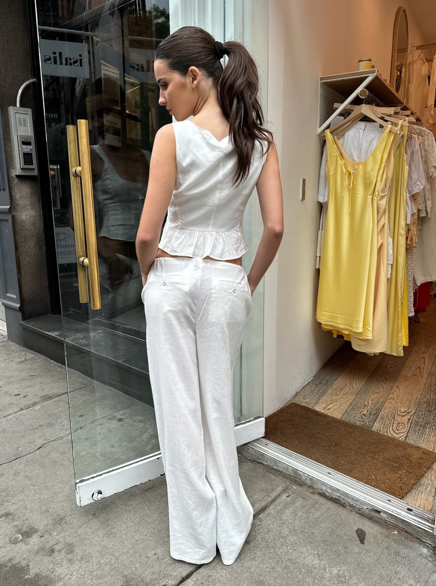 Pamona Oversized Pants in White