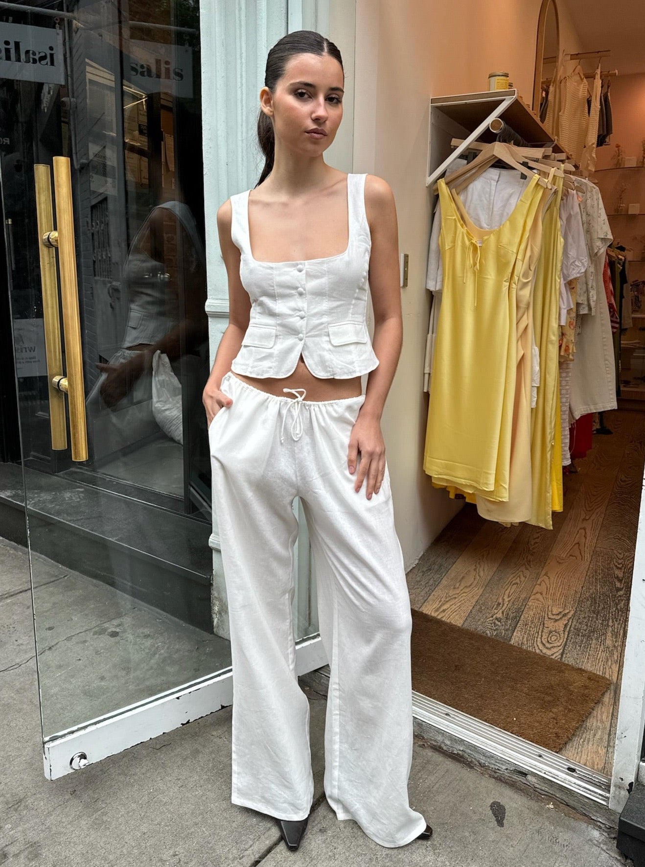 Pamona Oversized Pants in White