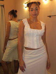 Paloma Lace Top in White