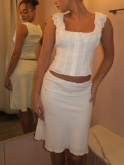 Paloma Skirt in White