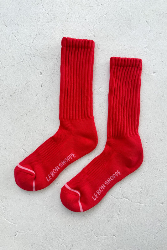 Ballet Socks in Strawberry