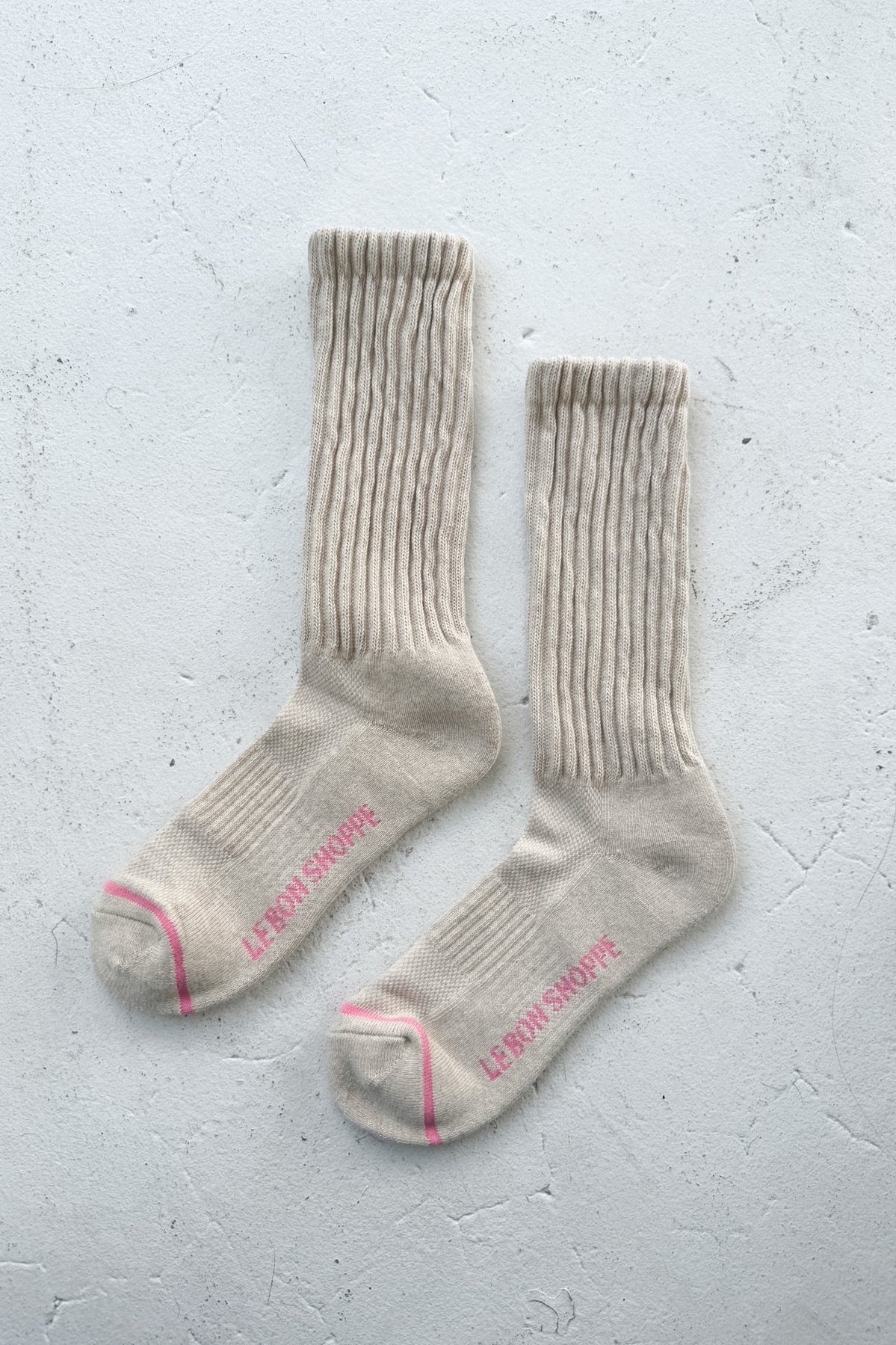 Ballet Socks in Oatmeal