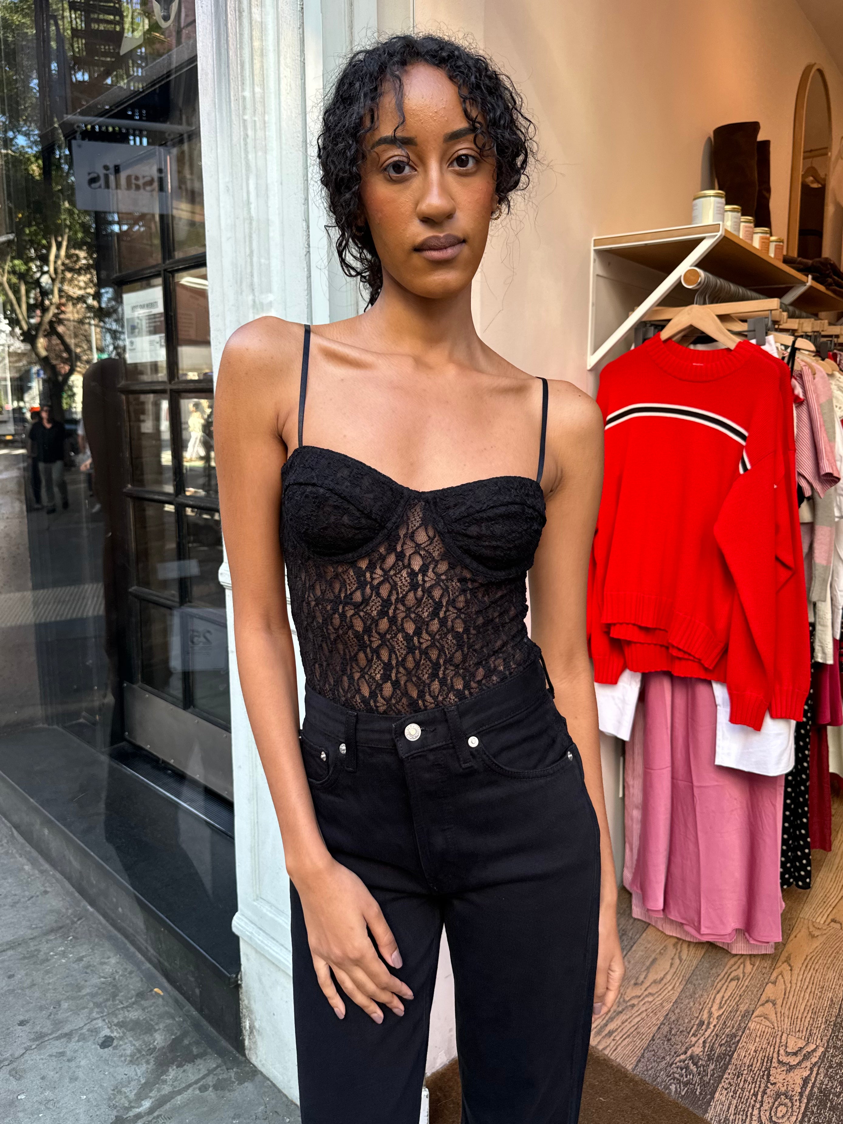 Nady Bodysuit in Black