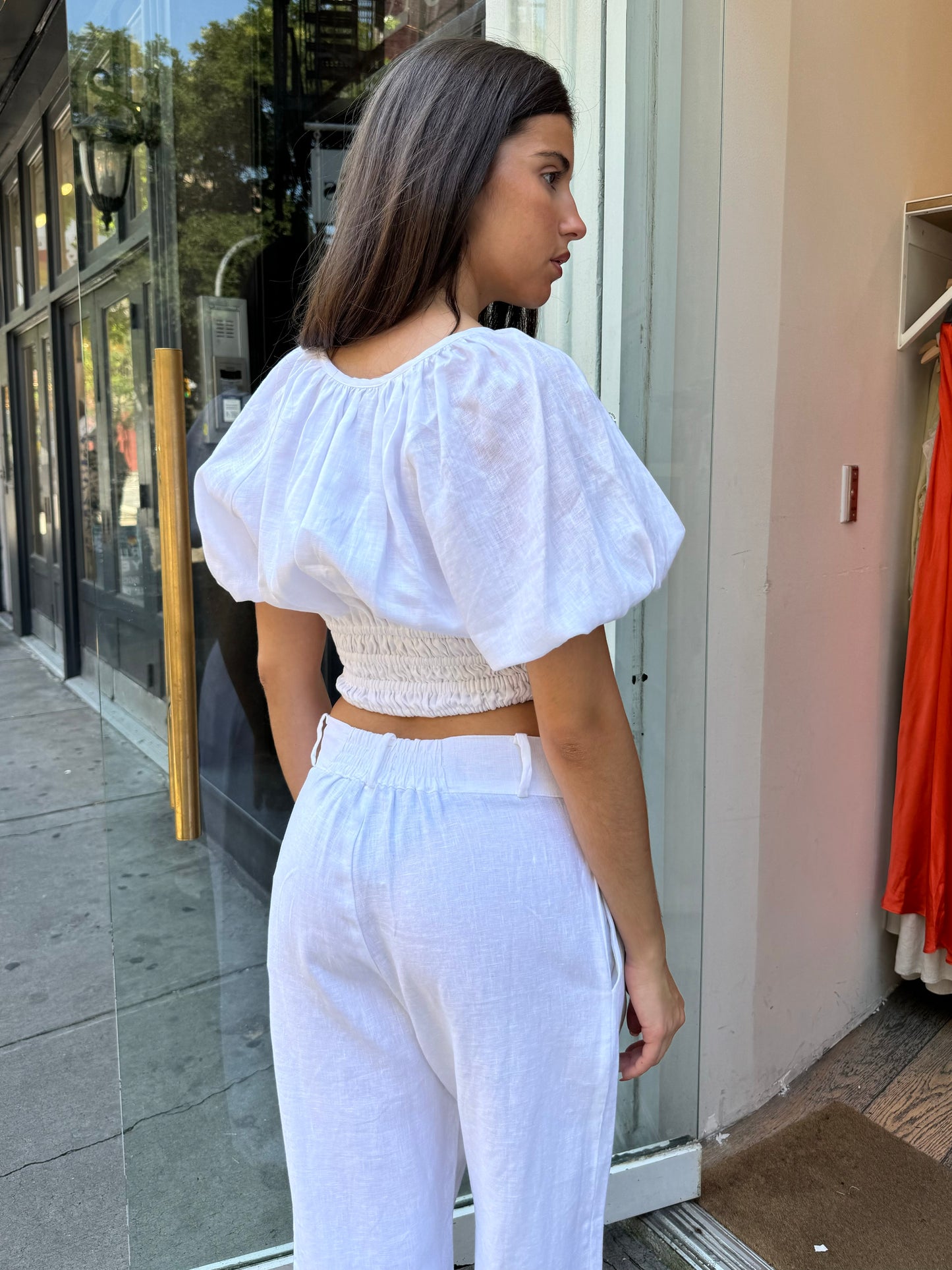 Geriba Top in White