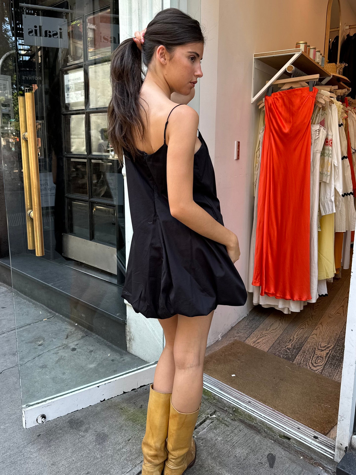 Anais Mini Dress in Black