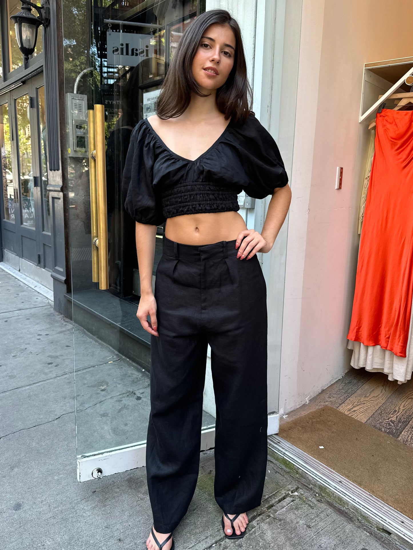 Ida Pant in Black