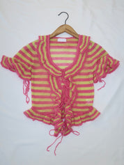 Siedra Sweater Top in Pink Lemon