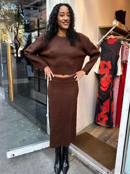 Sinisa Skirt in Brown