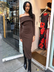 Jada Dress in Chocolate