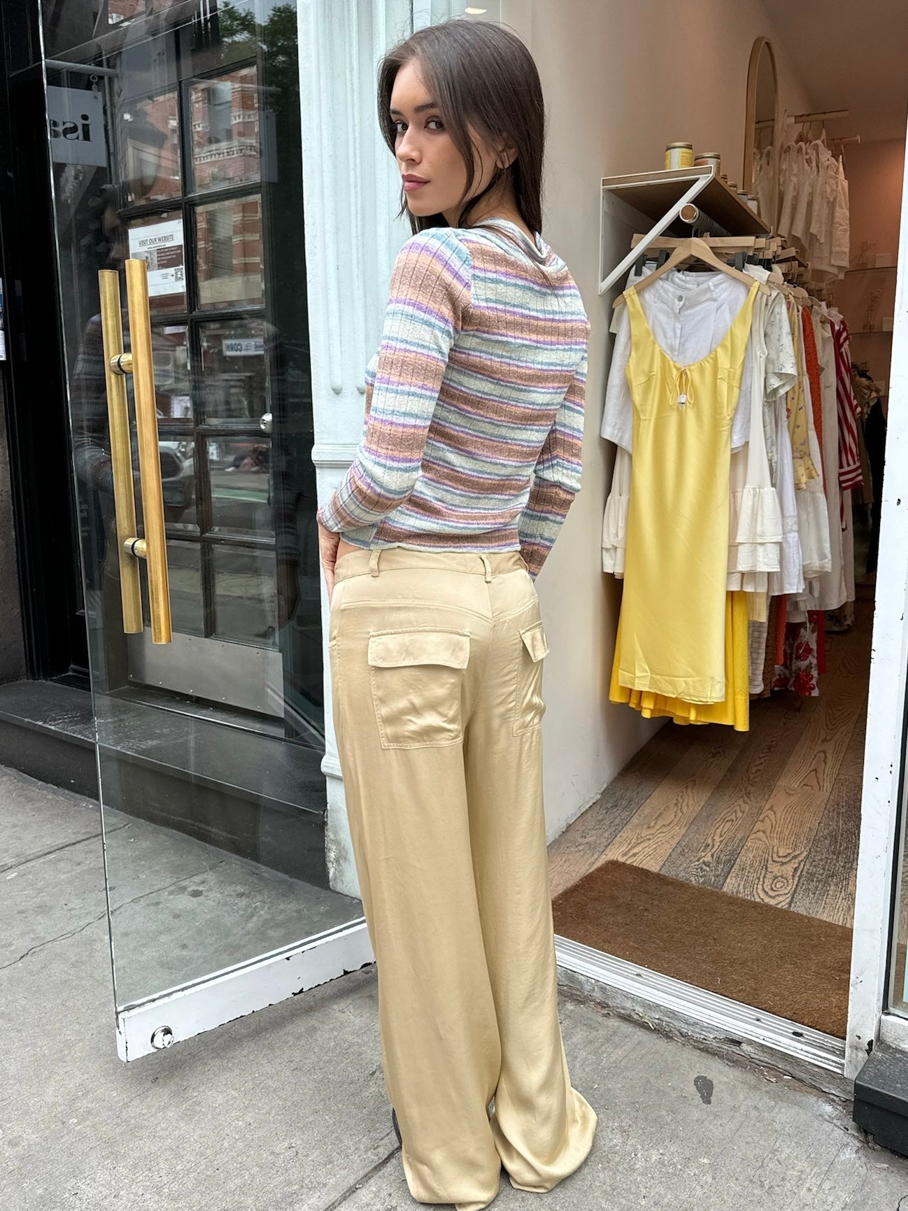 Marta Trousers in Champagne