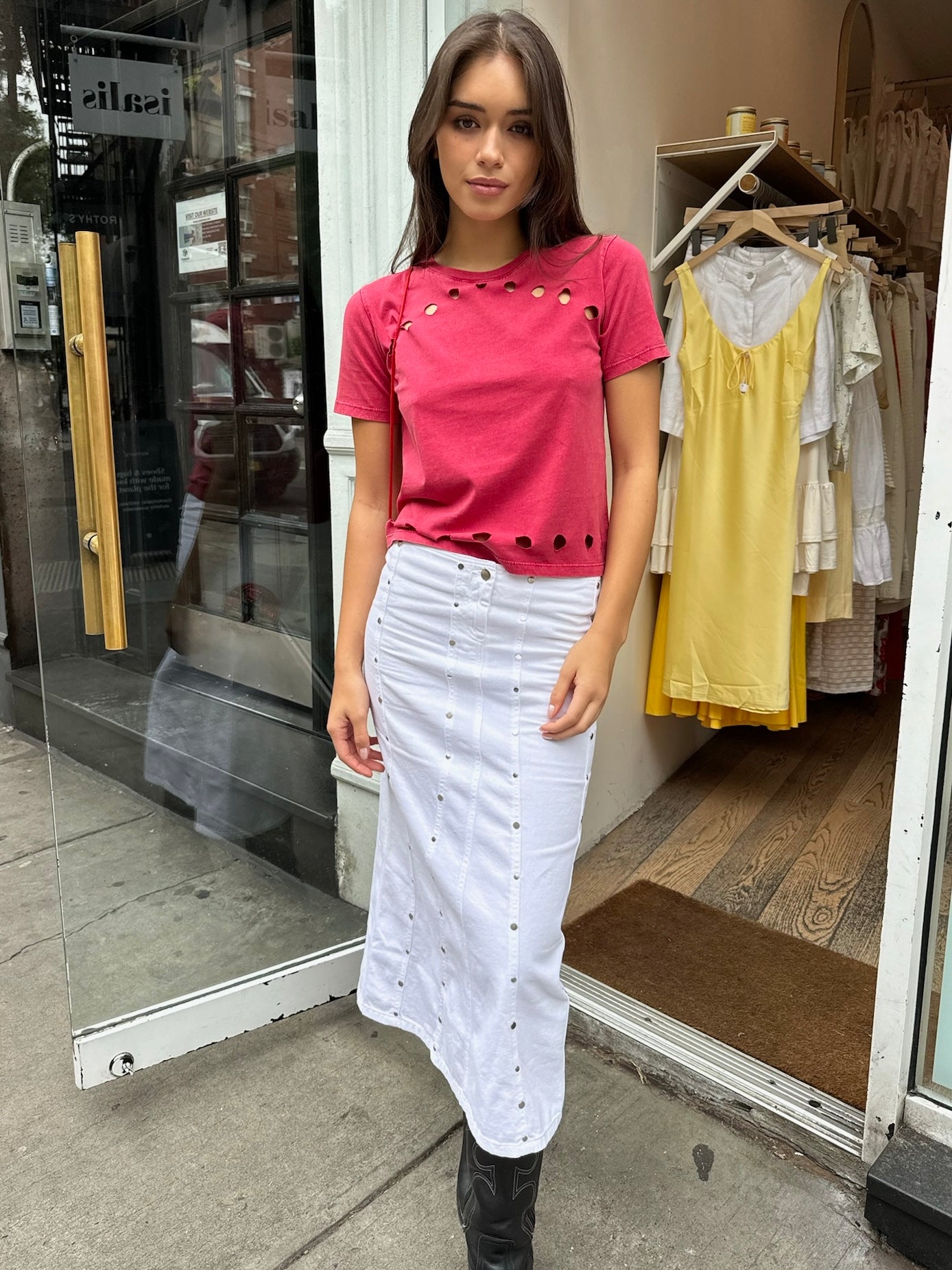 Berta Skirt in White