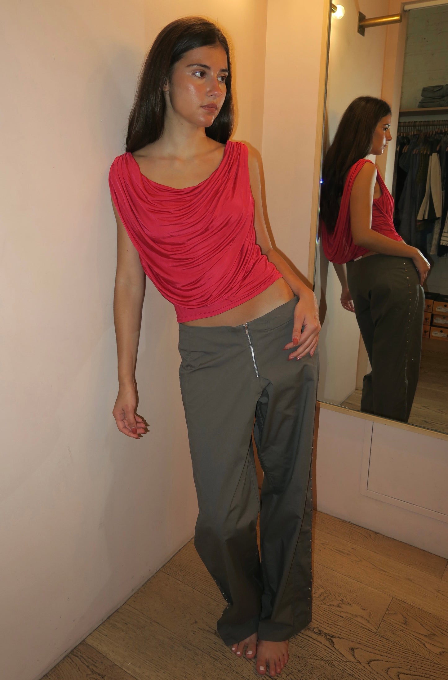 Ete Pant in Charcoal