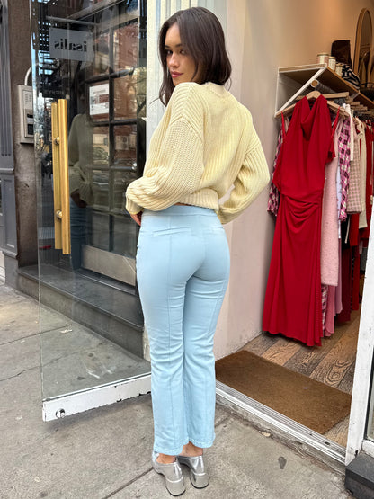 Simone Kick Flare Pants in Frost Blue