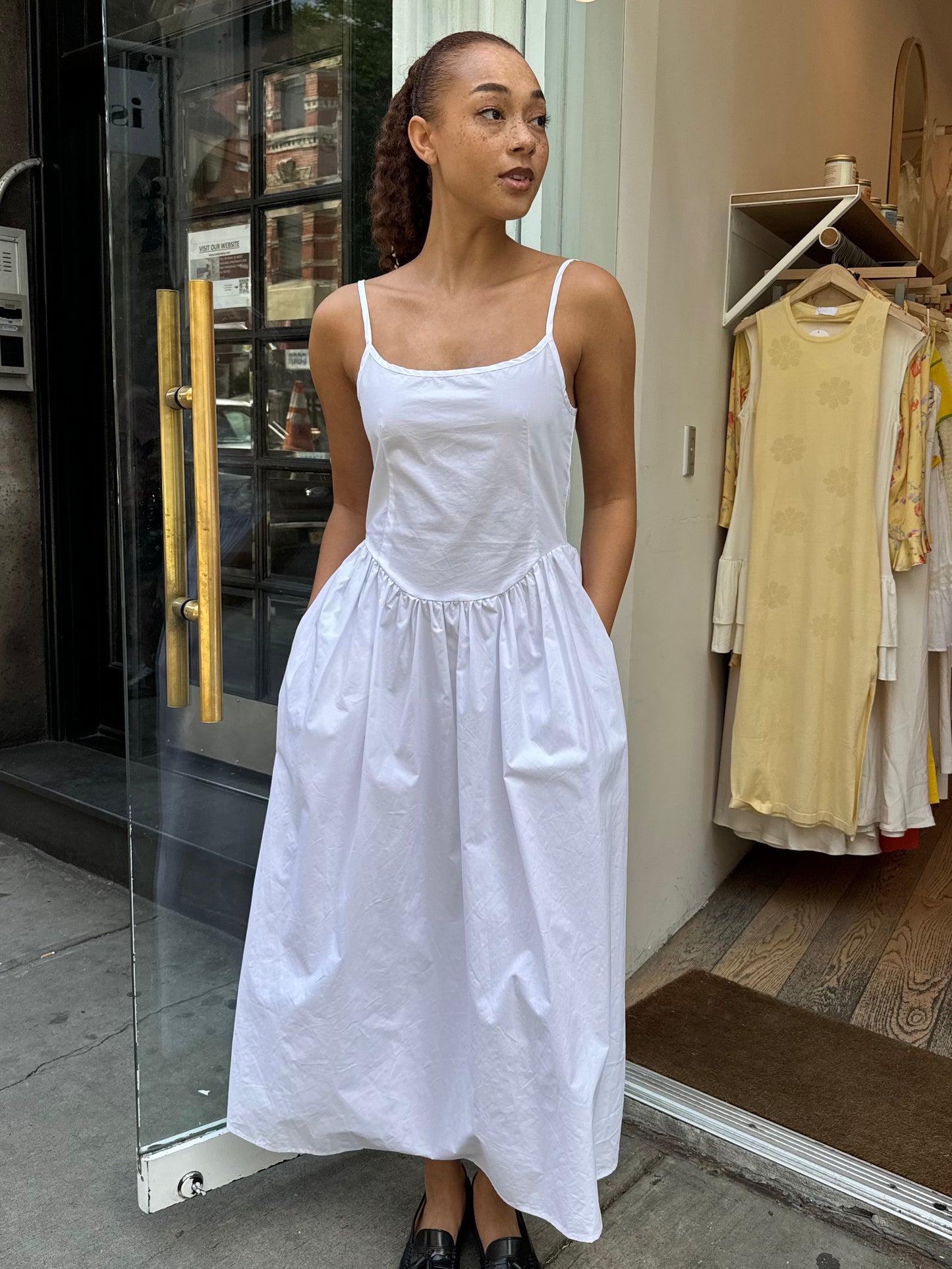 Loreto Maxi Dress in White