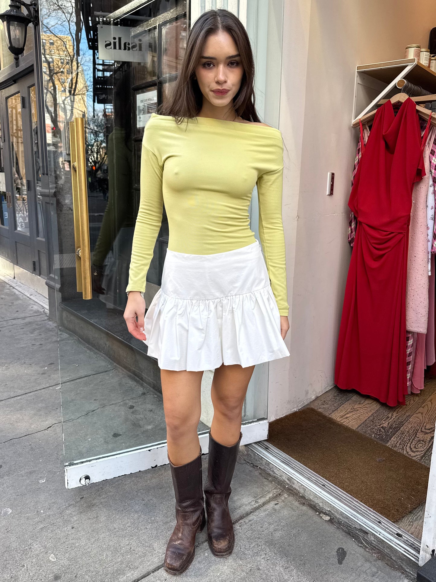 Jenika Skirt in Off White