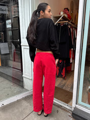 Arc Pants in Crayon Red