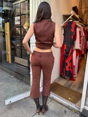 Trin Capri Pant in Cinnamon